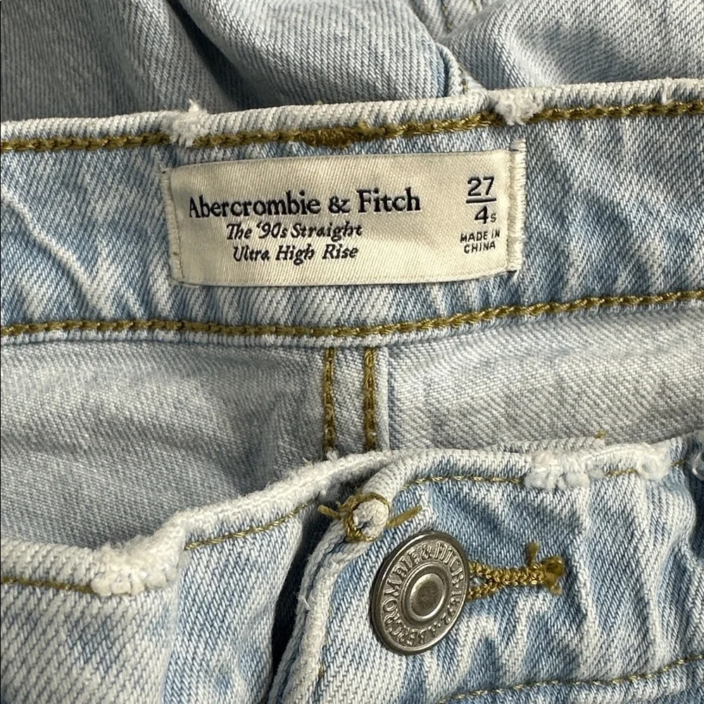Abercrombie & Fitch the 90s straight ultra high rise Jeans cargo